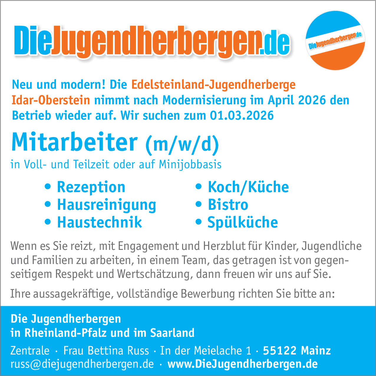 Mitarbeiter Hausreinigung (m/w/d)