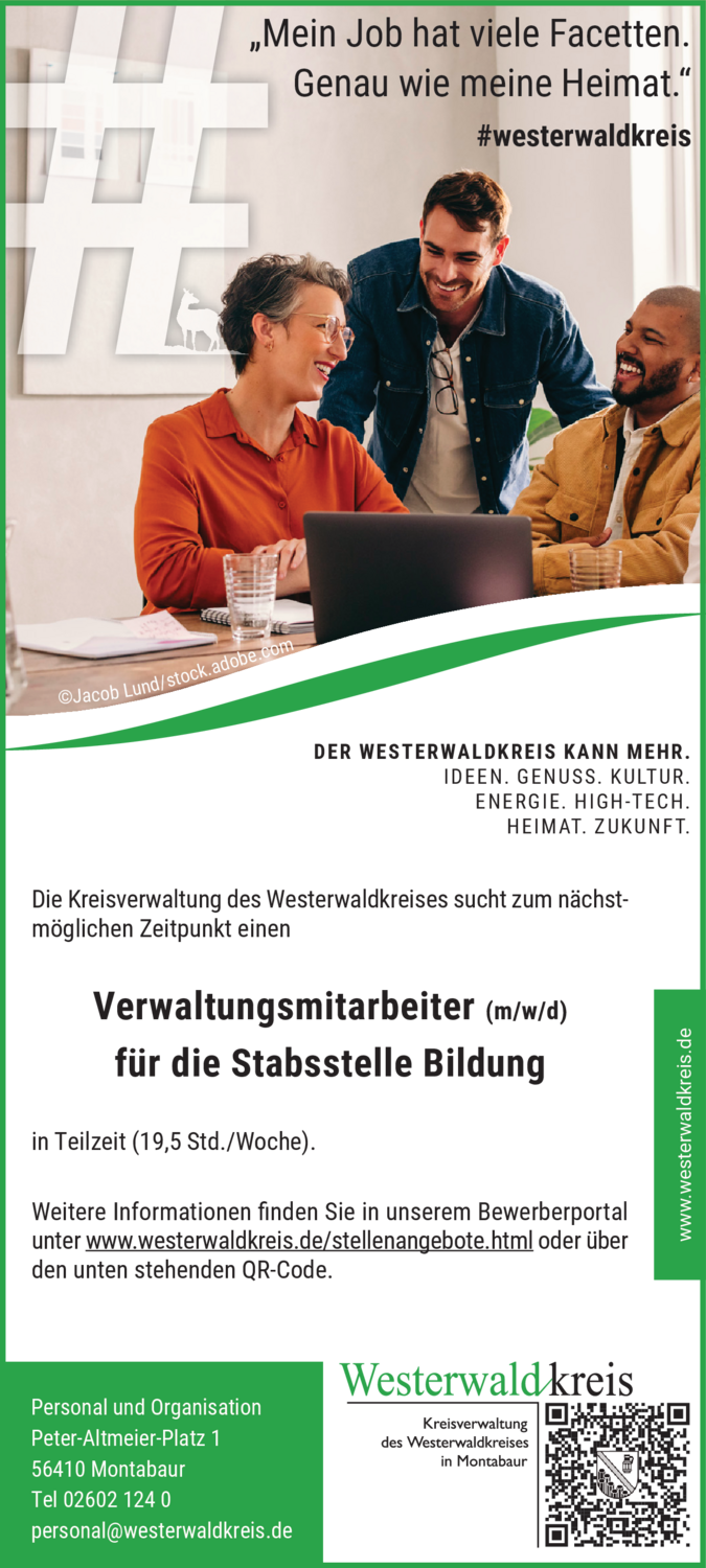 Verwaltungsmitarbeiter (m/w/d)