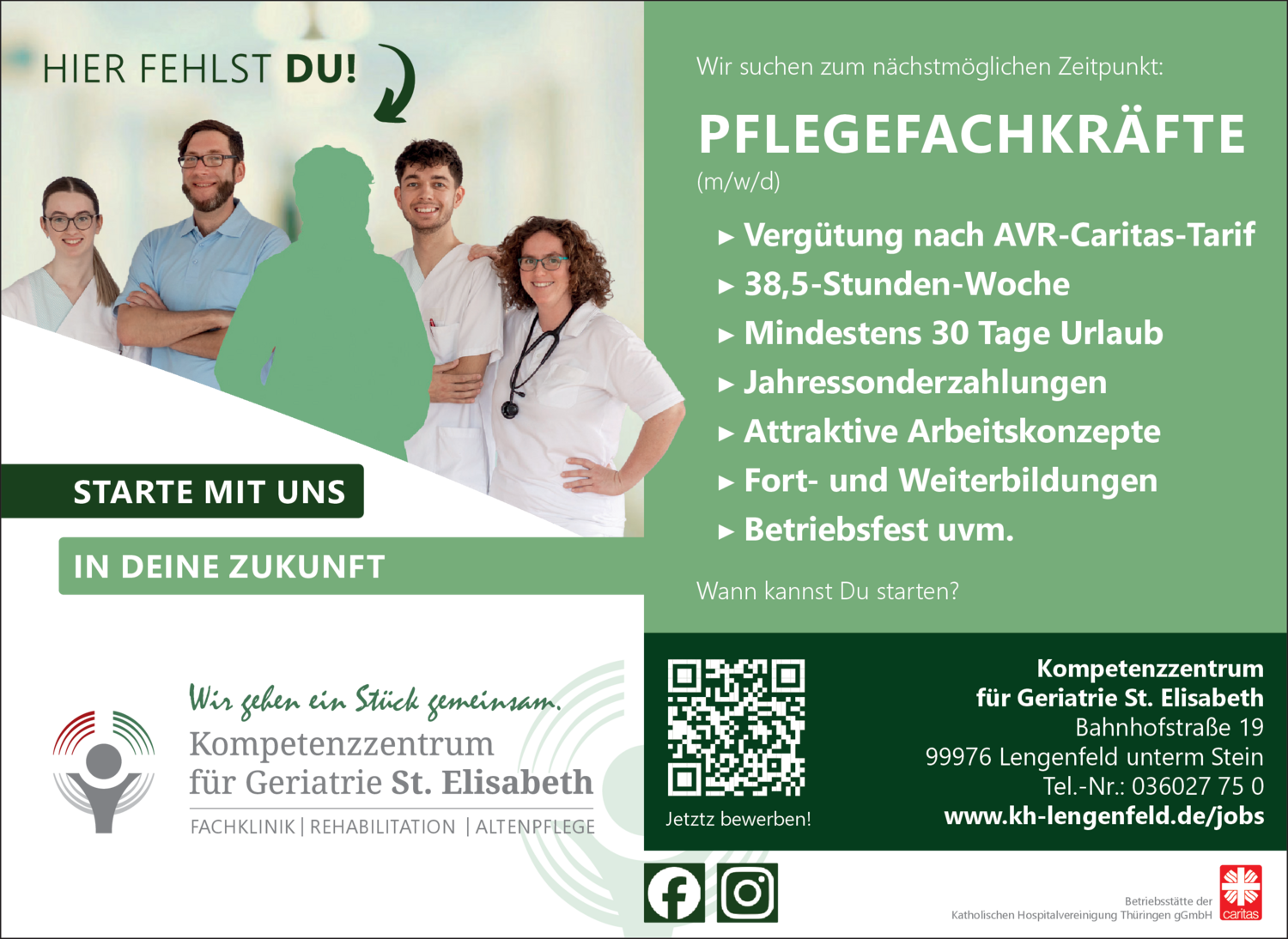 Pflegefachkräfte (m/w/d)
