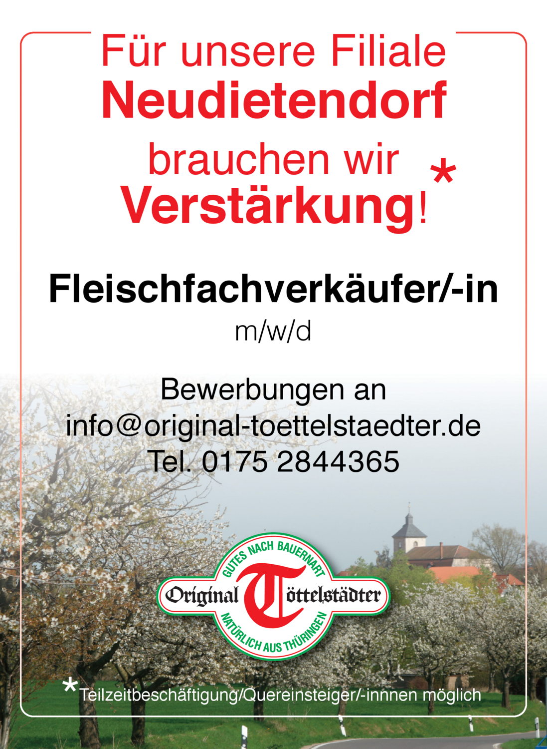 Fleischfachverkäufer/-in (m/w/d)