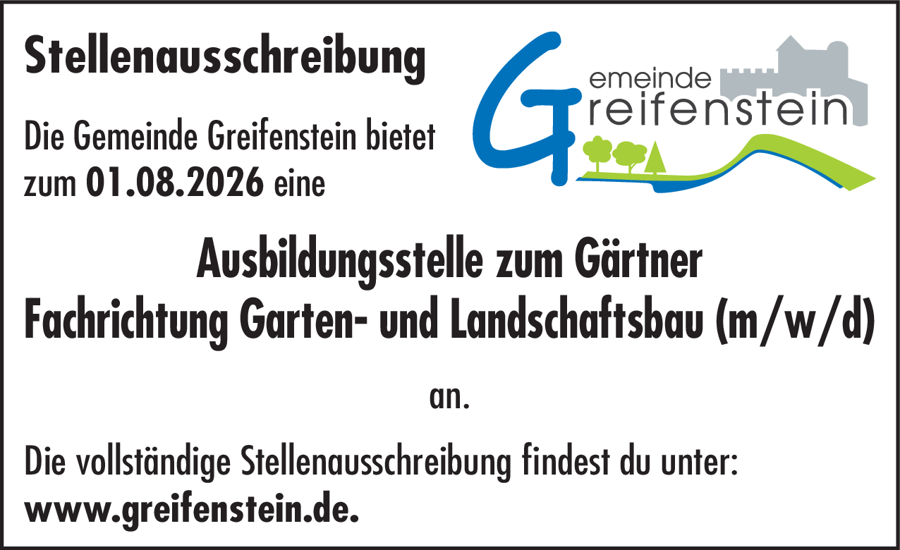 Ausbildungsstelle Zum Gärtner Fachrichtung Garten- Und Landschaftsbau (m/w/d)