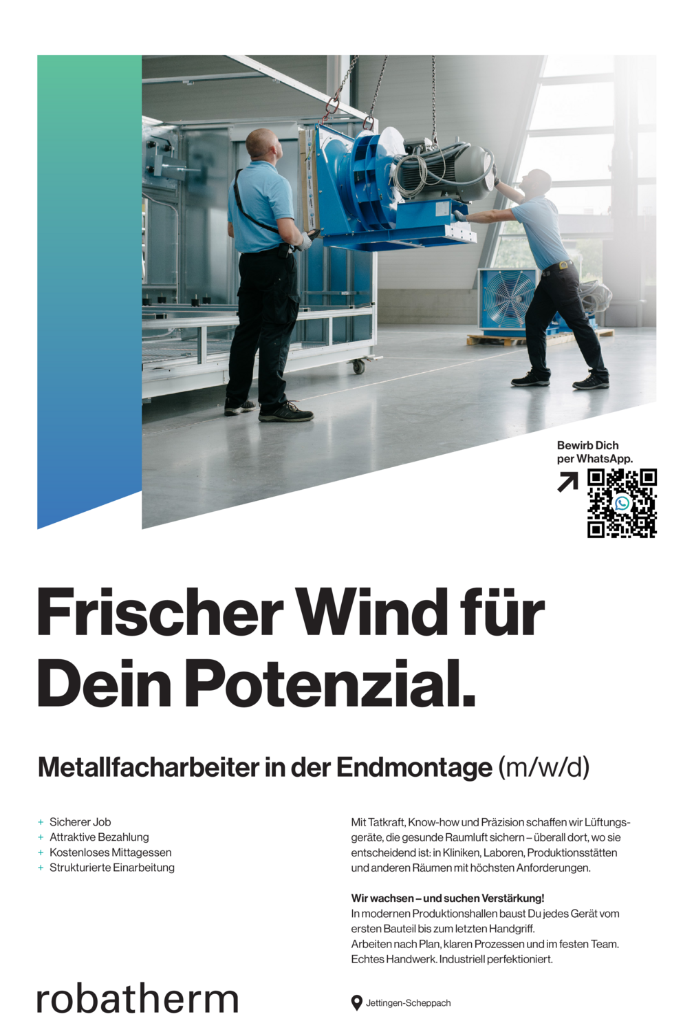 Metallfacharbeiter in der Endmontage (m/w/d)