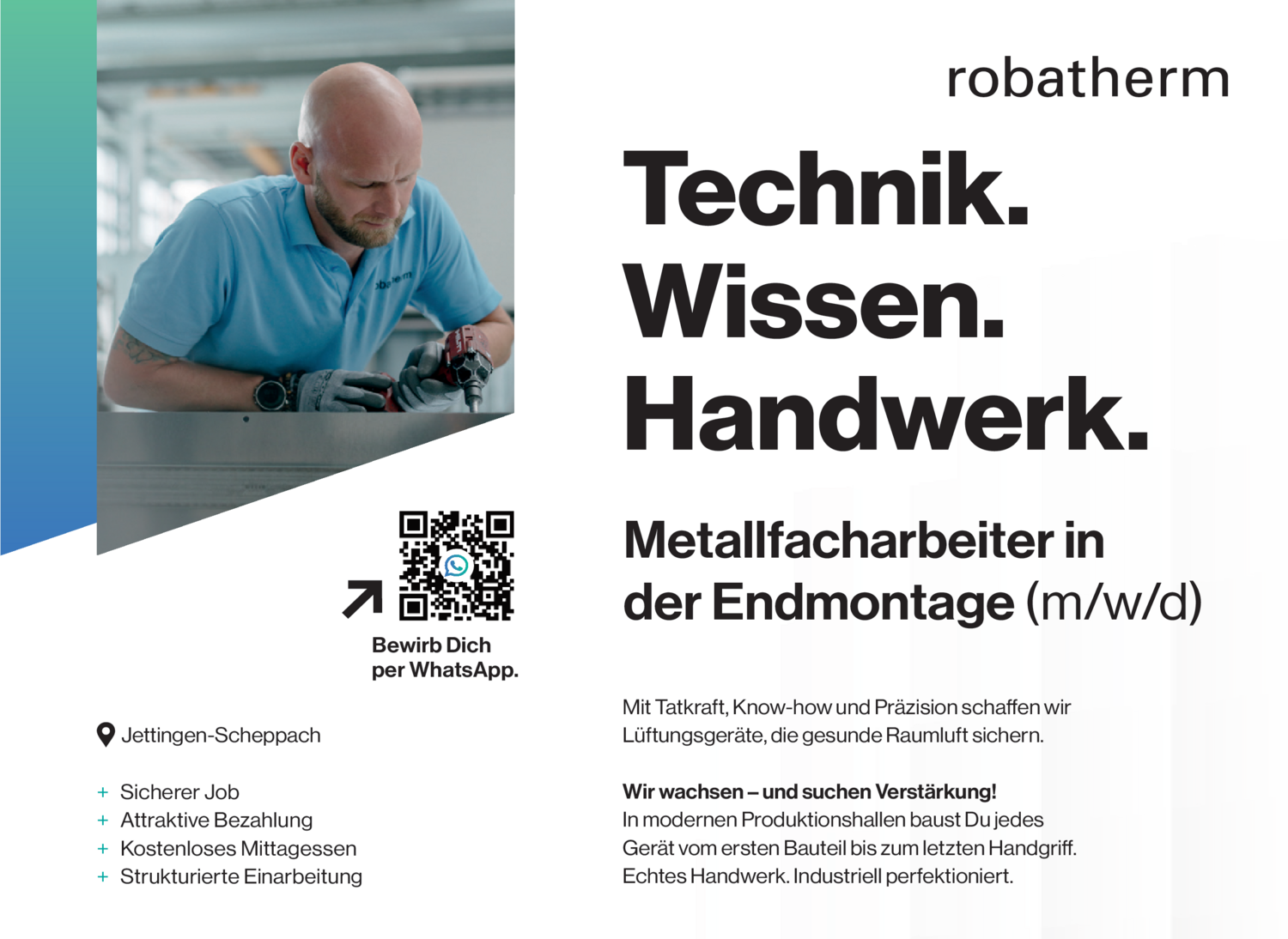 Metallfacharbeiter in der Endmontage (m/w/d)