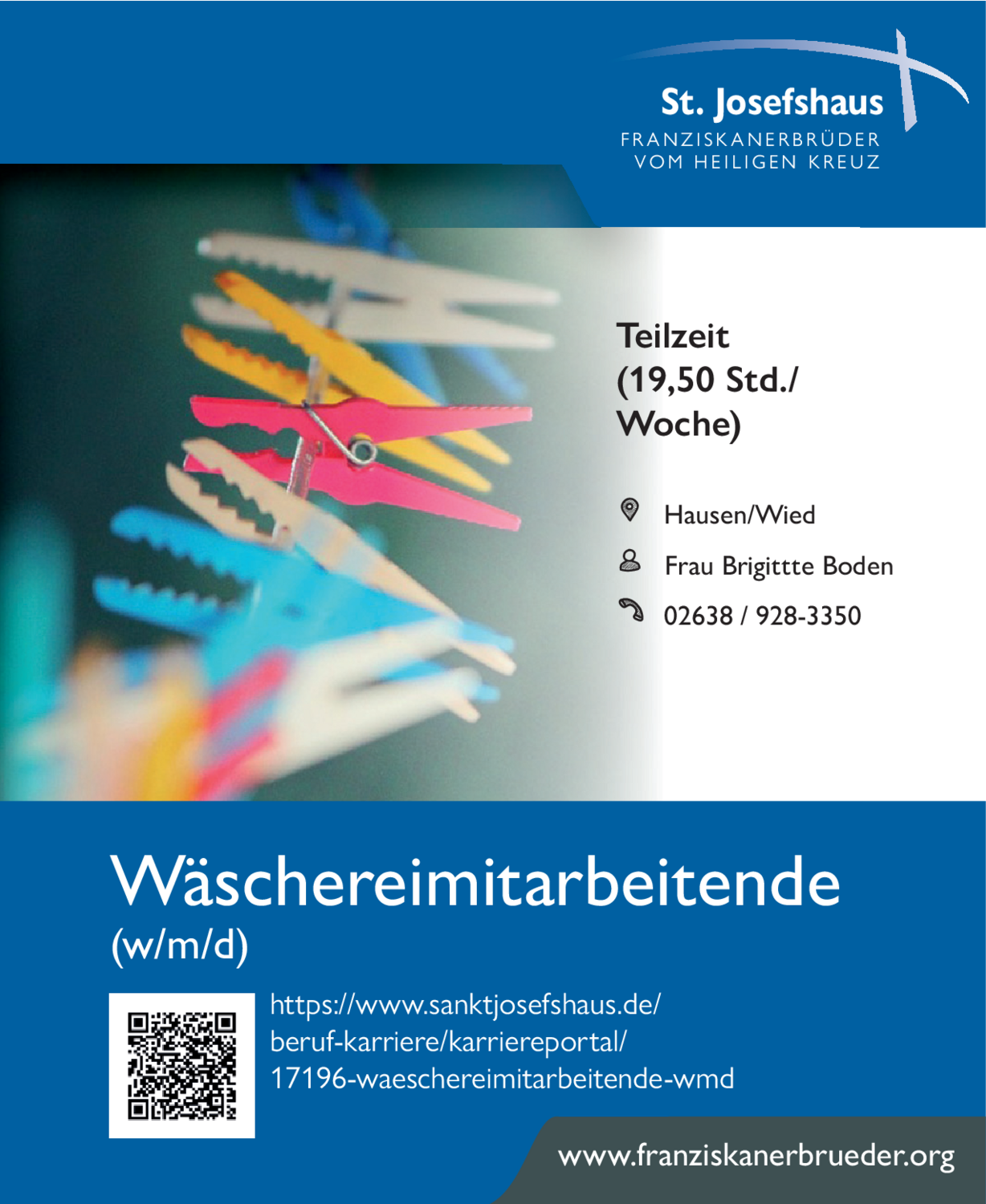 Wäschereimitarbeitende (w/m/d)